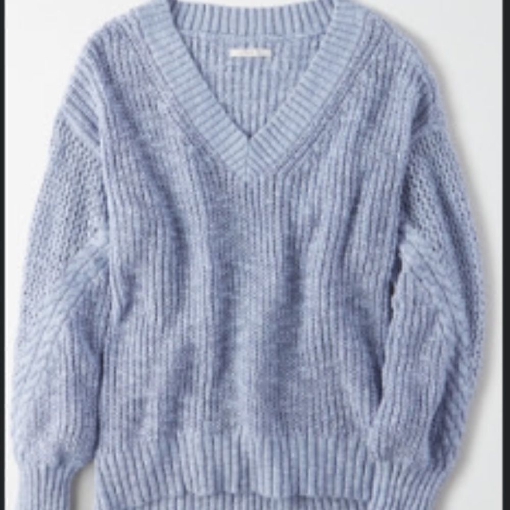 AEO V-neck Knit Sweater - Picture 3 of 5